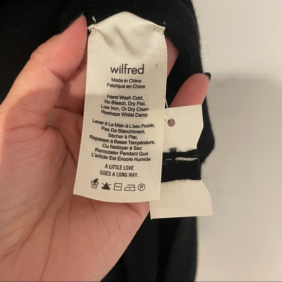 Wilfred Rubel Sweater Size XXS Black - Picture 8 of 8